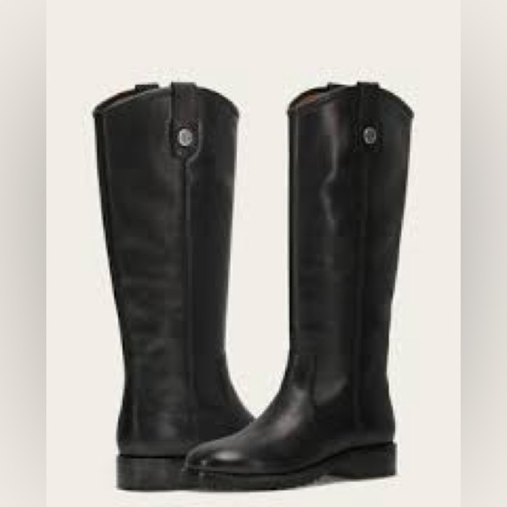 Frye Melissa Button leather riding boots
